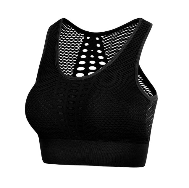 Women’s Breathable Mesh Sports Bra