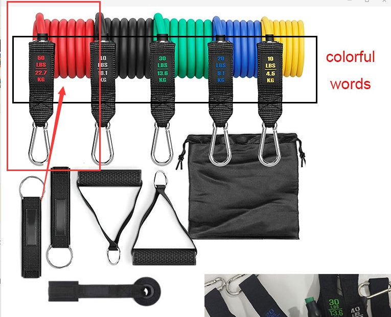 Premium Elastic Resistance Band Set