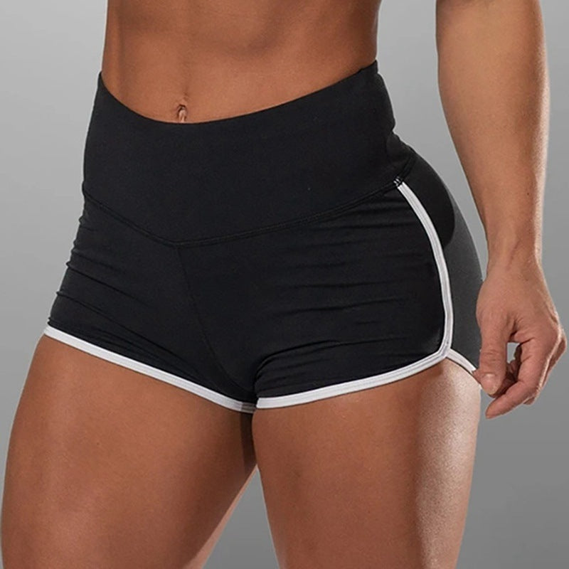 Pure Color Women’s Summer Hip Fitness Yoga Shorts