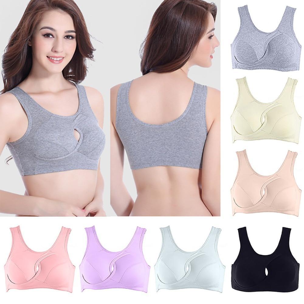 Cotton Anti-Expansion & Anti-Sag Adjustable Sports Bra