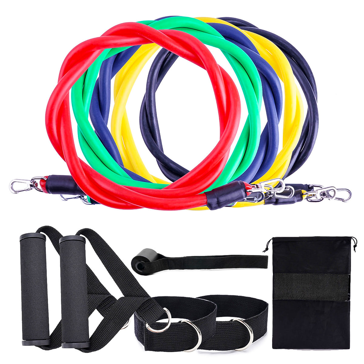 Premium Elastic Resistance Band Set