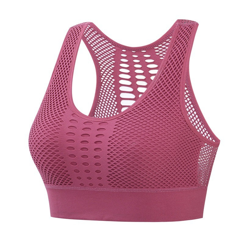 Women’s Breathable Mesh Sports Bra