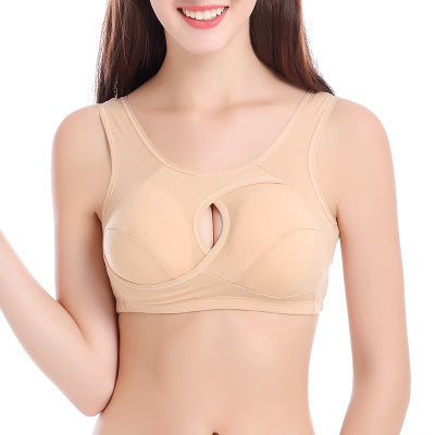 Cotton Anti-Expansion & Anti-Sag Adjustable Sports Bra