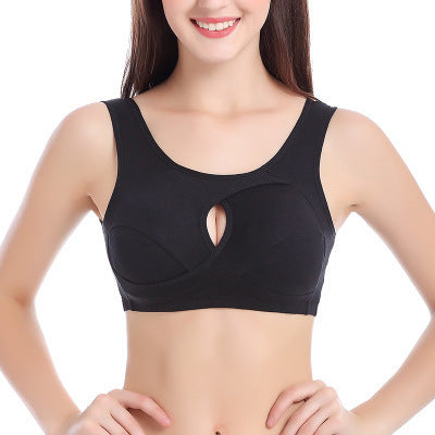 Cotton Anti-Expansion & Anti-Sag Adjustable Sports Bra