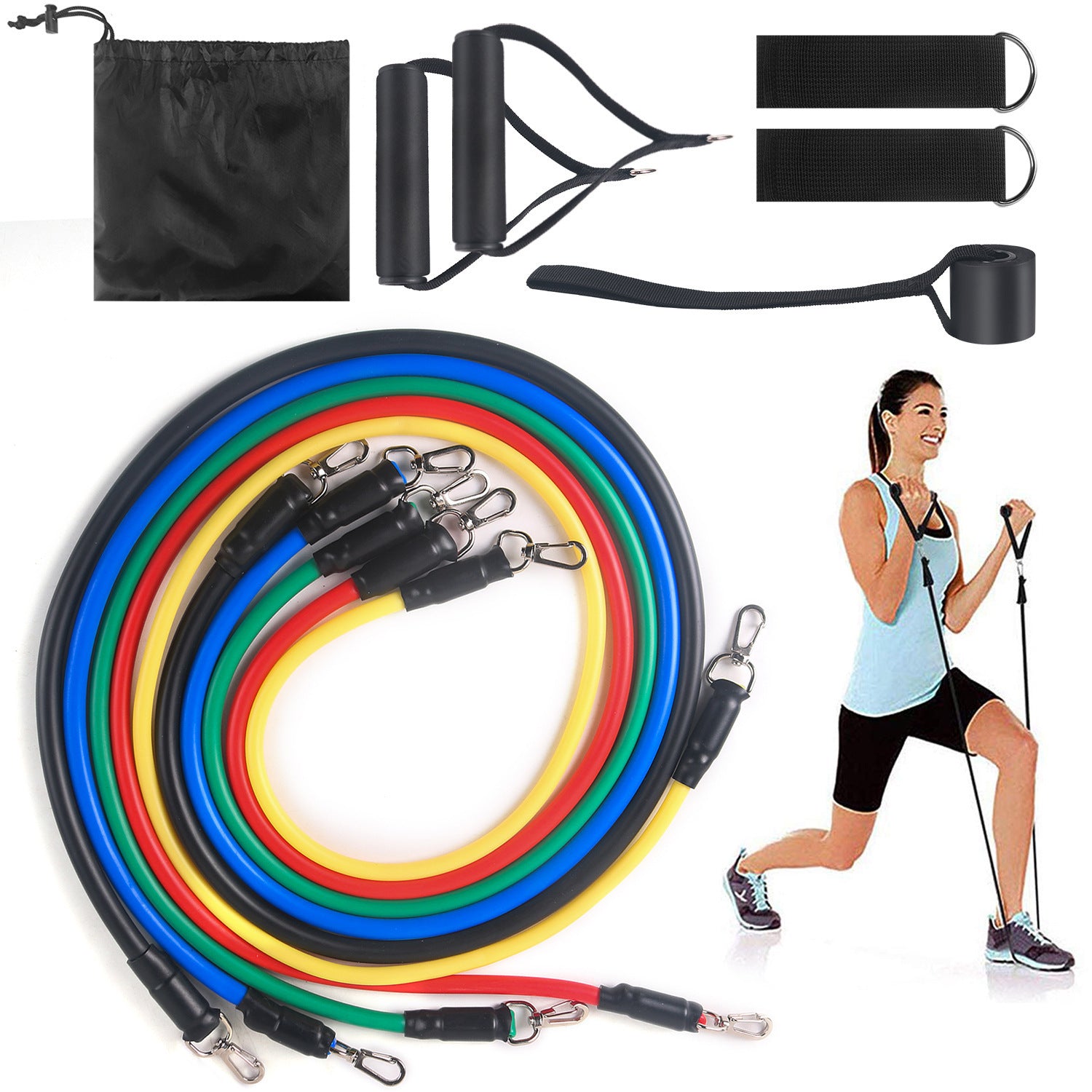 Premium Elastic Resistance Band Set