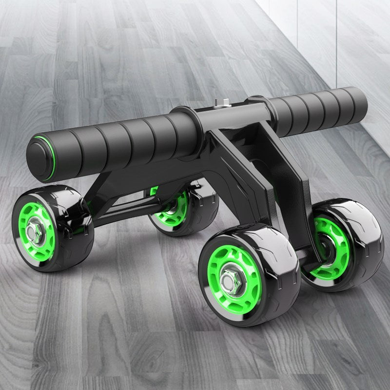 Four-Wheel Ab Roller for Core Training