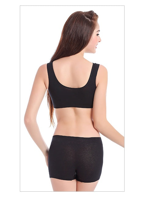Cotton Anti-Expansion & Anti-Sag Adjustable Sports Bra