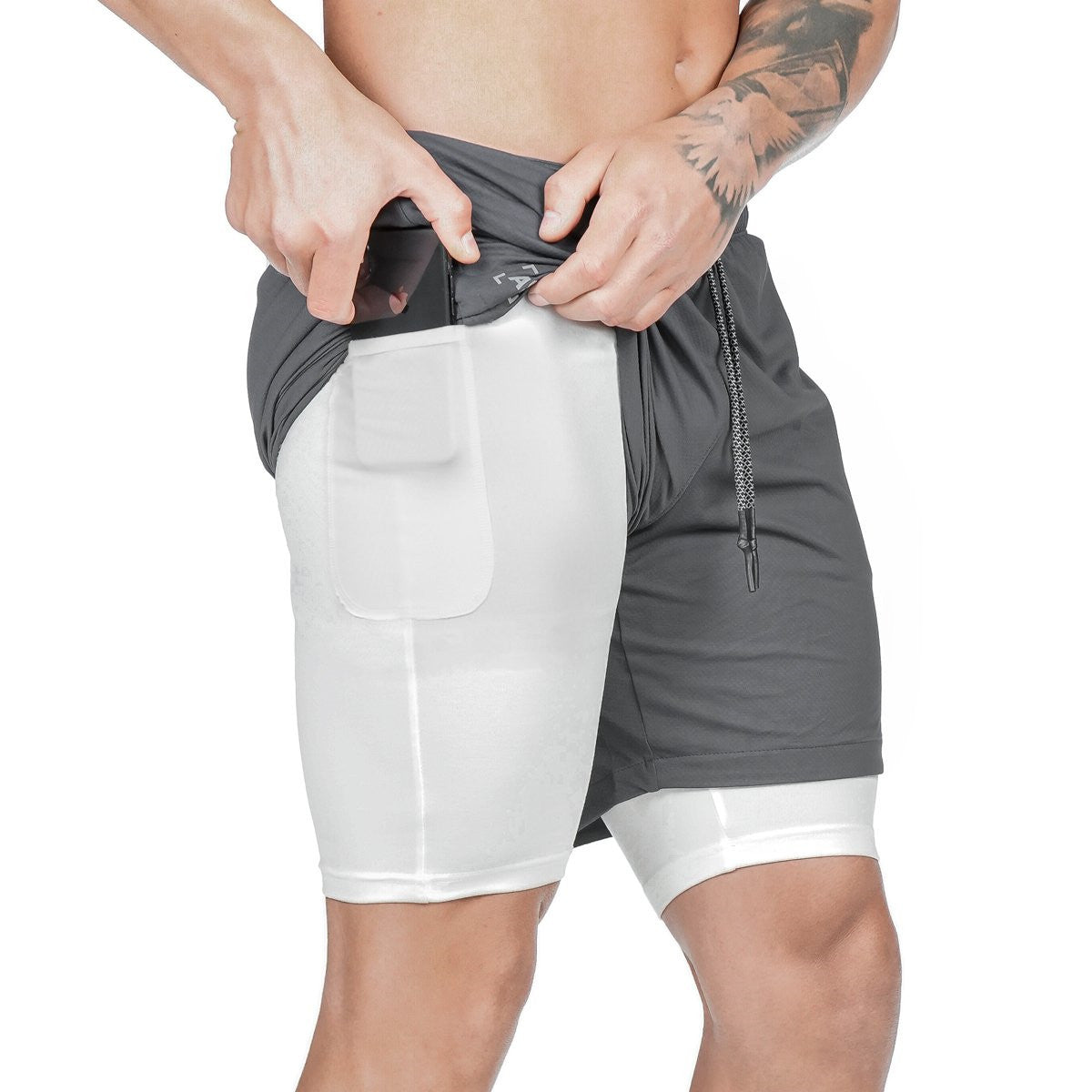 Men's Quick-Drying Double-Layer Shorts