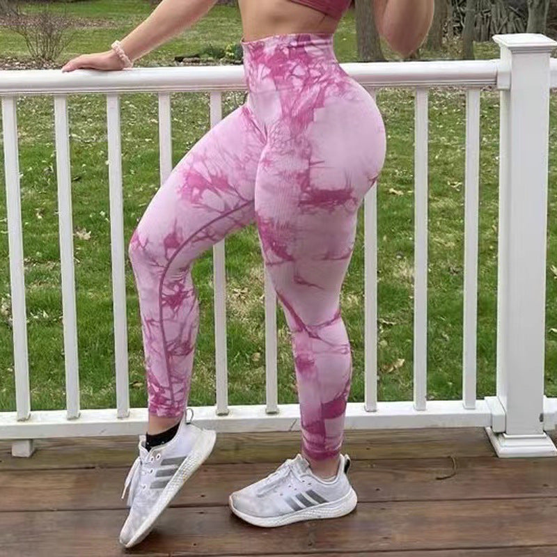 Tie-Dye Seamless Leggings