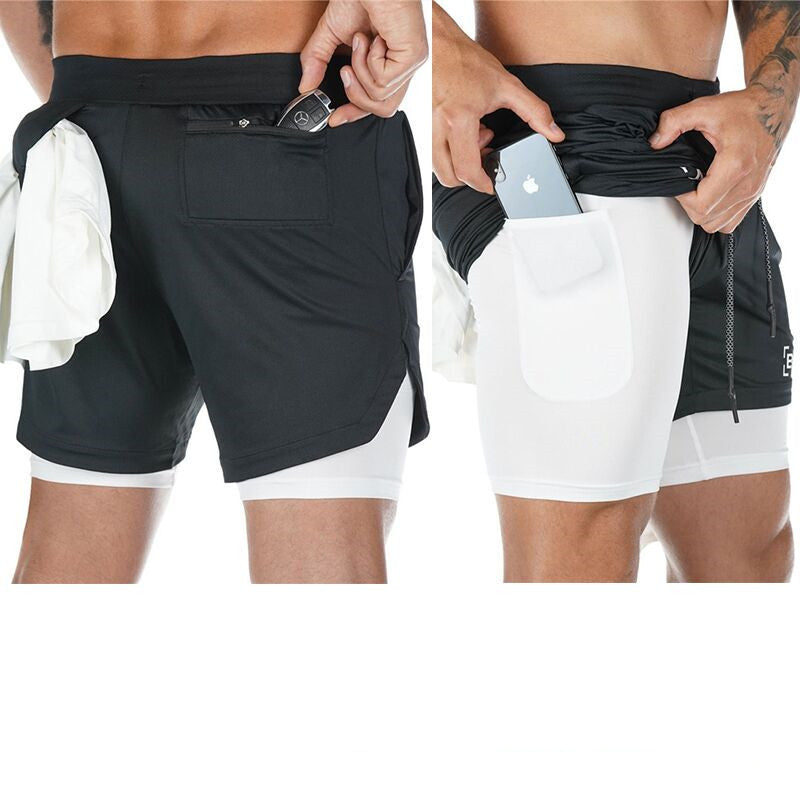 Men's Quick-Drying Double-Layer Shorts