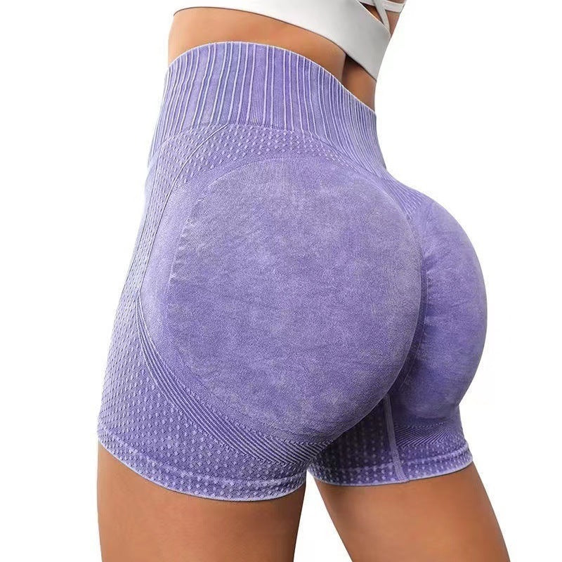 High-Waisted Hip-Lifting Fitness Shorts for Women