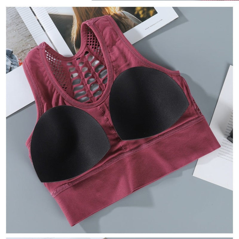 Women’s Breathable Mesh Sports Bra