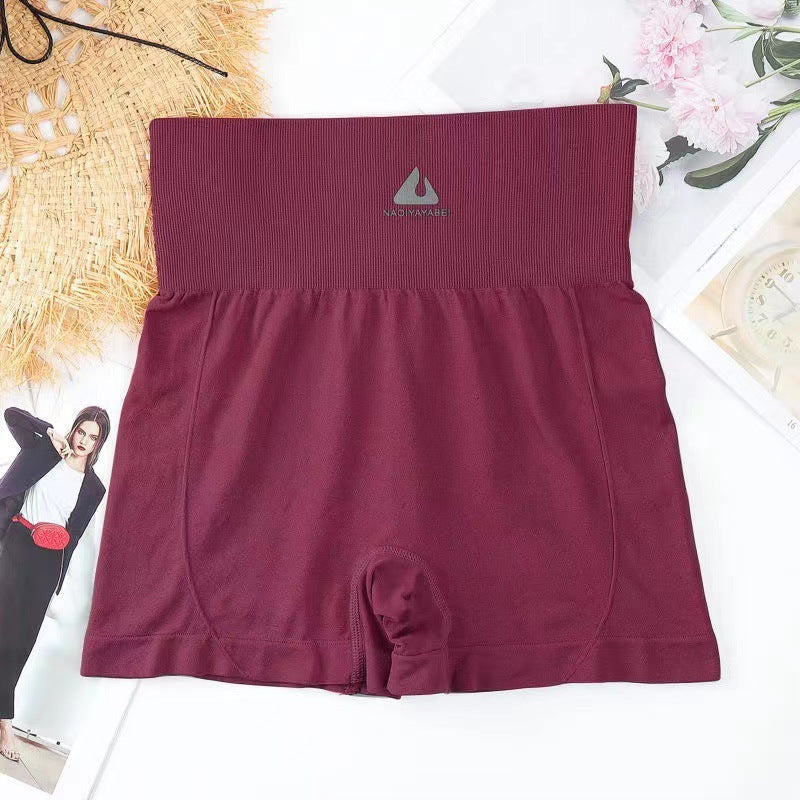 Grid Design High-Waist Shorts for Women